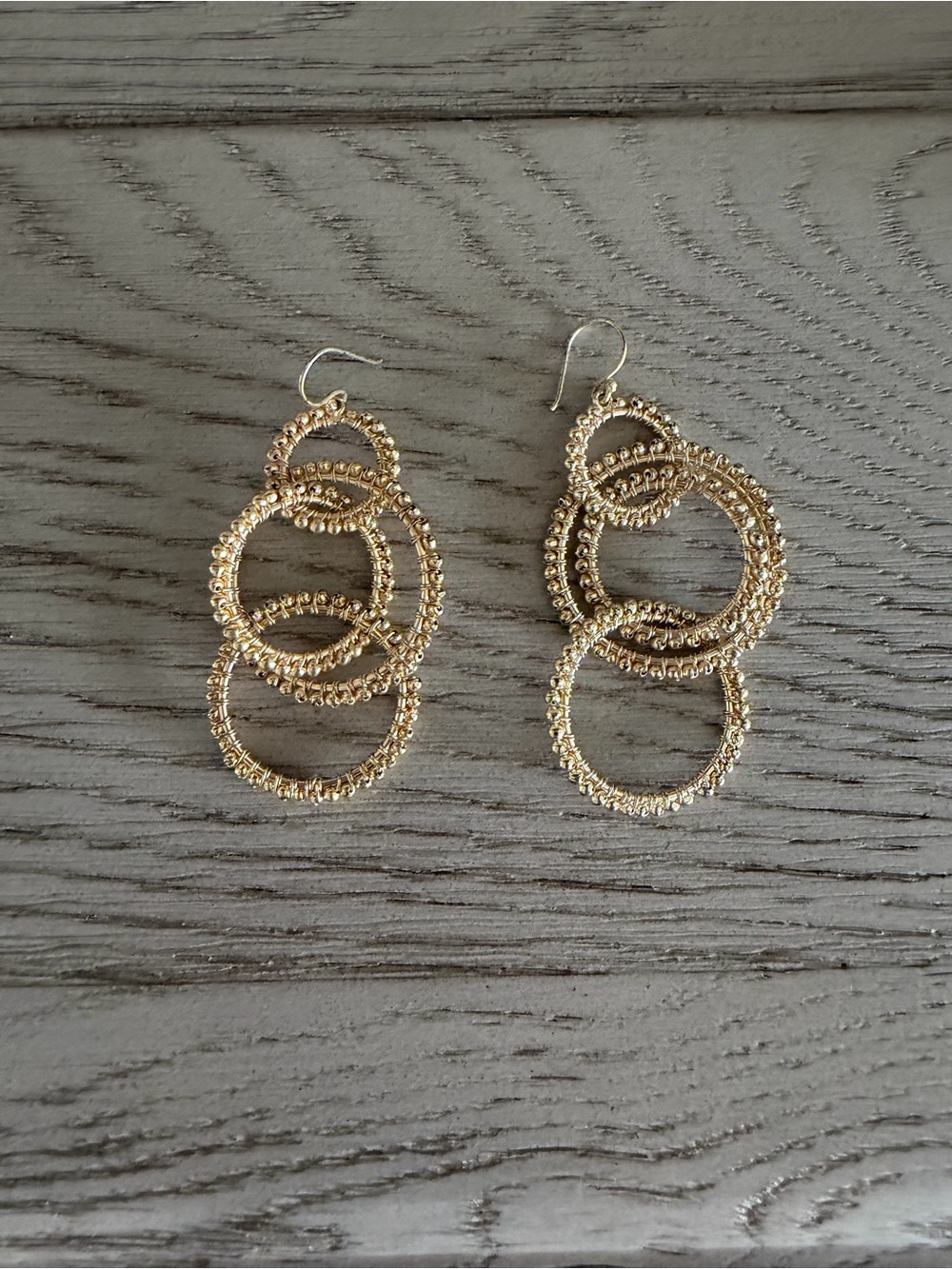 Lisi Lerch Gold Triple Hoop Earrings